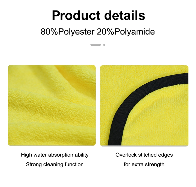 Extra Thick Large Wholesale Microfiber Car Vehicle Drying Towel