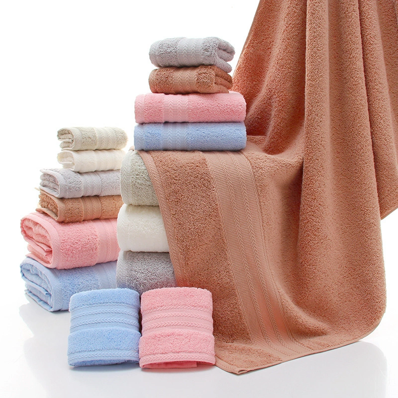 Super Soft and Absorbency Bathroom Rug 100% Cotton Anti-Slip Floor Bath Towels Mats for Hotel/ Home