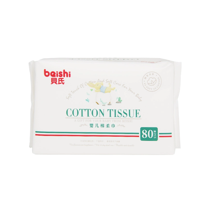 Wholesale Natural Degradable Organic Disposable Cotton Soft Towel