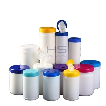 OEM Customized Plain 45GSM Nonwoven Dry Wipes Rolls in Canister