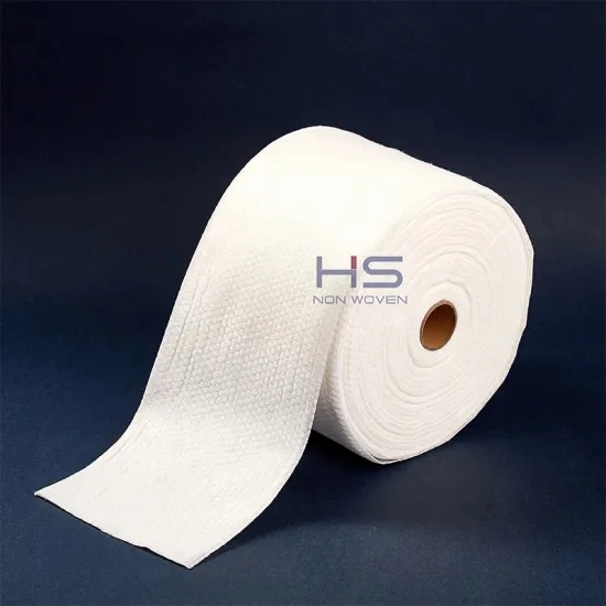 Nonwoven Spunlace Promotional White Face Cleaning Dry Cotton Facial Towel