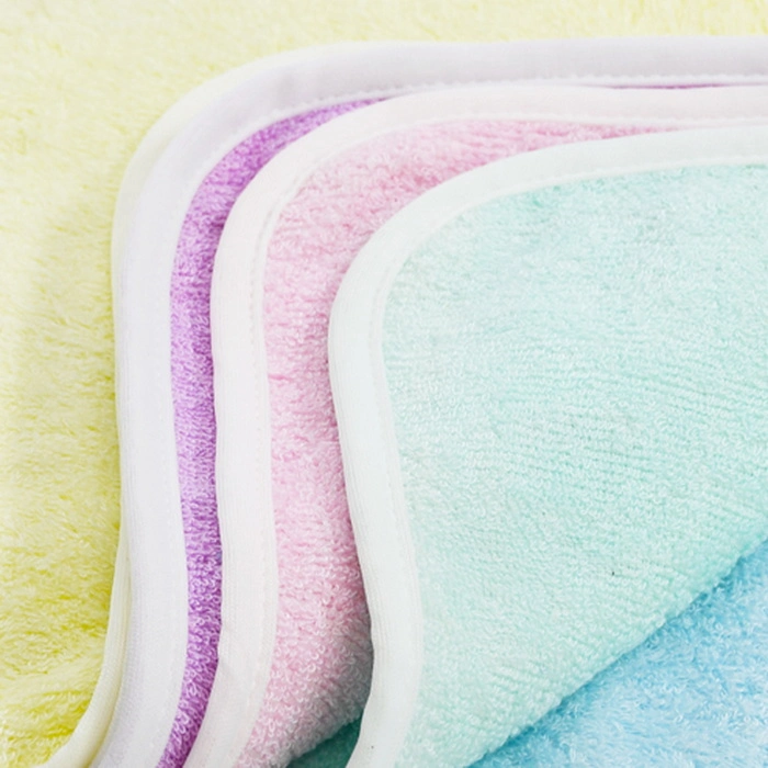 Anti Bacteria Extra Absorbent Bamboo Cotton Baby Face Towel Girls