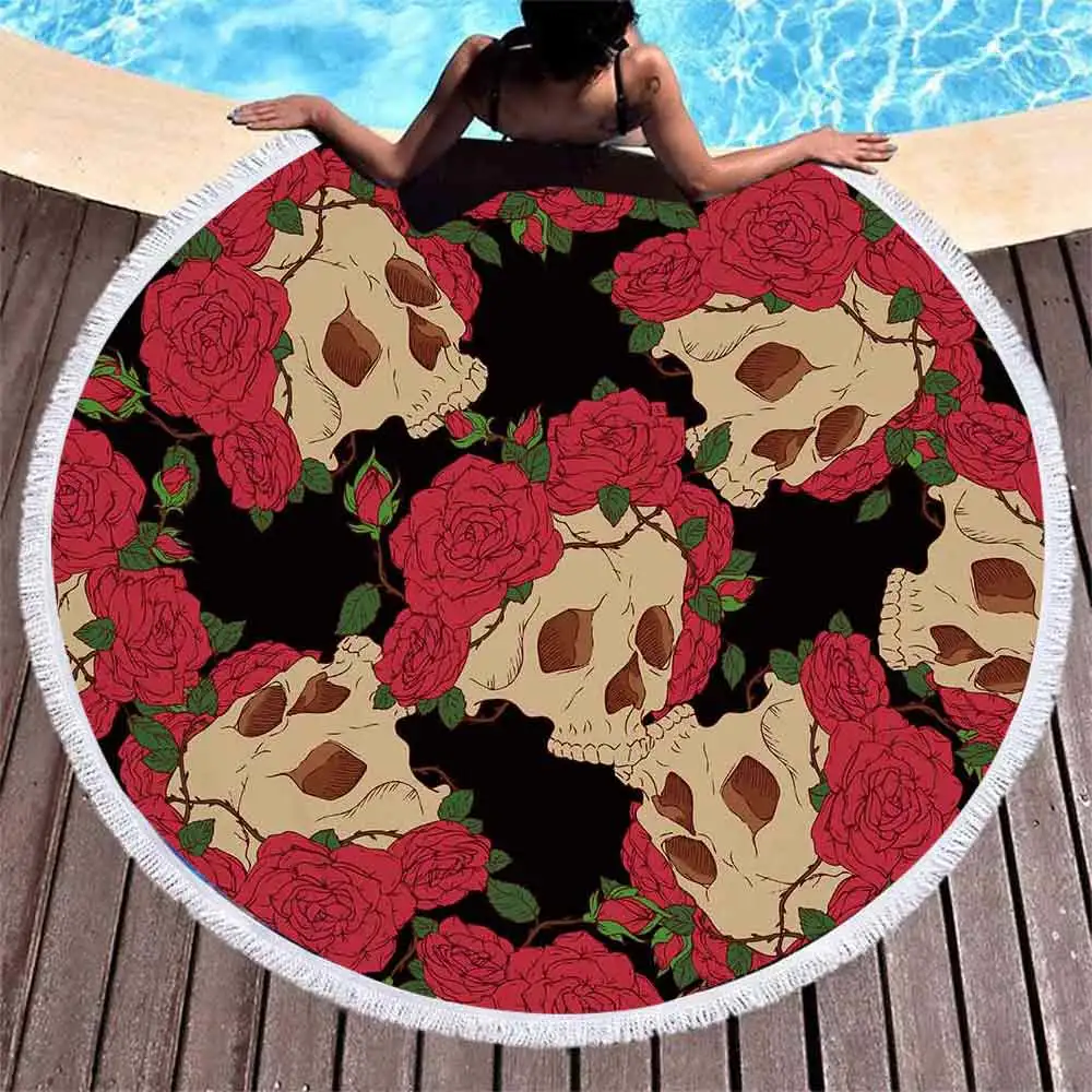 High Quality Printed Microfiber Beach Towel with Logo Water Absorption Sand Free Custom Beach Towel