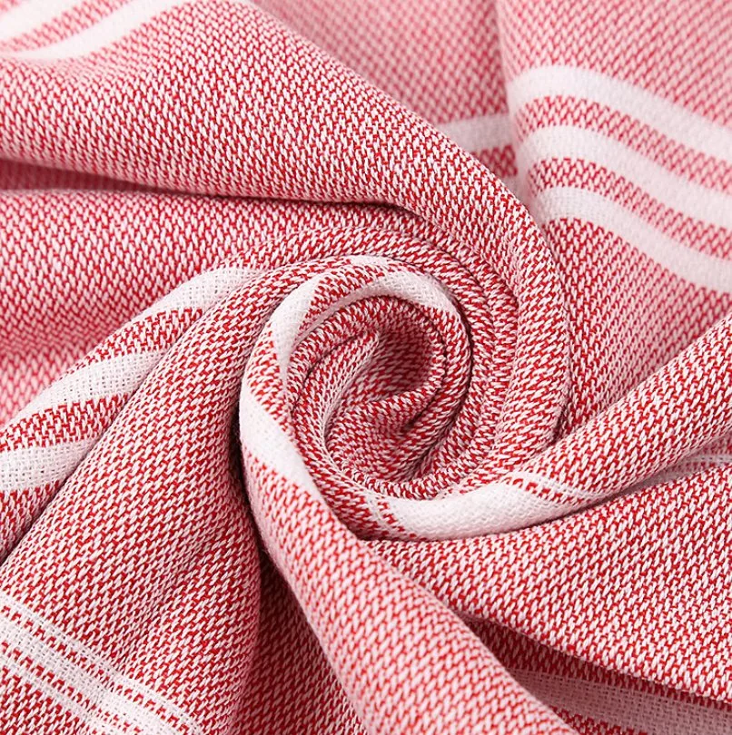 New Design Custom 100% Turkish Cotton Pink Beach Towels Wholesale Soft Quick Dry for Beach