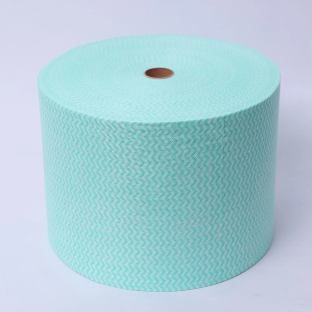 Cleaning Cloth Disposable Spunlace Non Woven Roll for Industrial or Commercial Usage Wipes