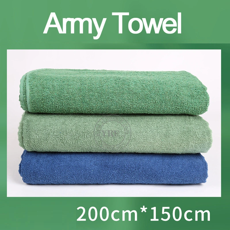 Yrf-China Supply Anguilla High Quality Green Wash Towels, Medical Care Gray Wool Blended Blanket, Blue Linen