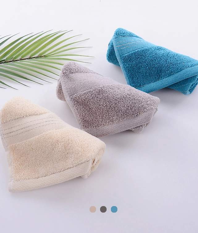 Wholesale Pure Cotton Household Absorbent Face Towel Breathable Soft Towel