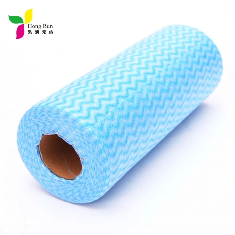 China Manufacturer Nonwoven Spunlace Cloth Roll for Easy Cleaning 20cm X 25cm Custom Size Logo