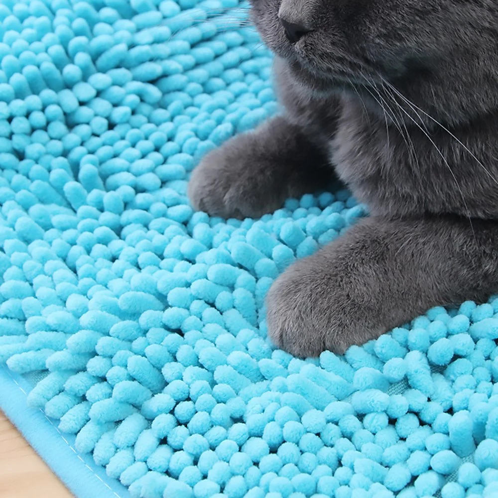 Ultra-Soft Microfiber Chenille Pet Bath Towel