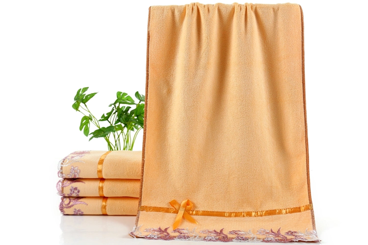 Perfect Soft and Absorbent Checked Face Towel for Daily Use Microfiber Towel Super Soft Microfiber Weft Knitting Face Towel Hand Towel Bath Towel