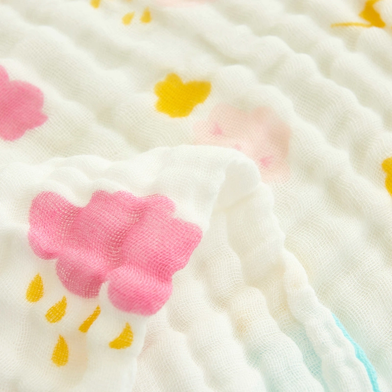 Pure Cotton Gauze Towel, Children&prime;s Comprehensive Face Wash Towel