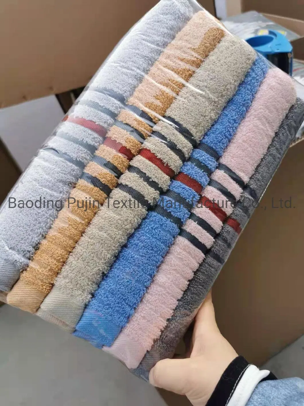 Soft 100% Cotton Absorbent Terry Luxury Hand Beach Bath Towel for Hotel