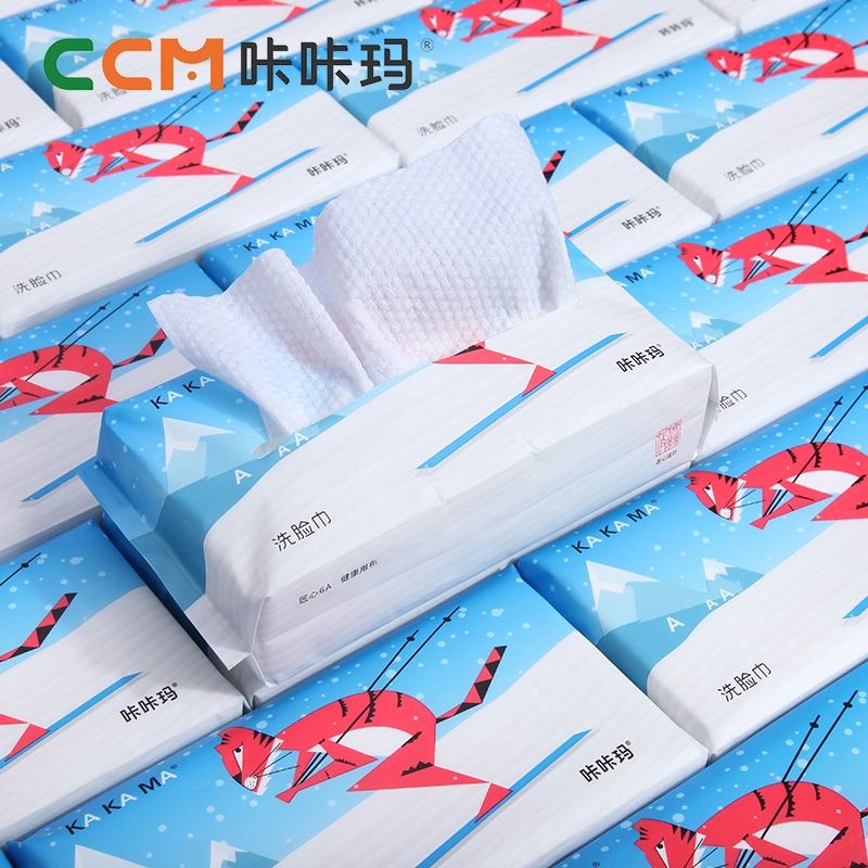 Hand Facial Wash Cleaning Tissue Salon SPA Makeup Disposable 100% Organic Soft Cotton Clean Face Towel