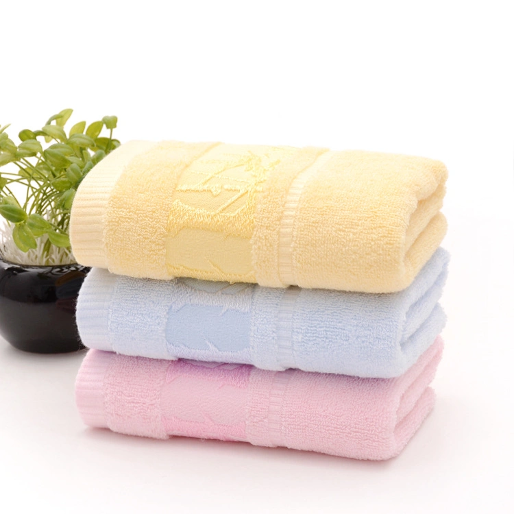 Bamboo Fibre Skin-Friendly Absorbent Soft Plain Face Towel