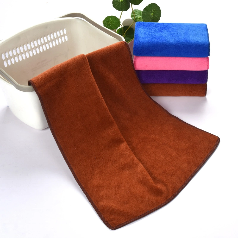 Polyester Terry Microfiber Cloth Towel 400GSM High GSM Thick Bath Towels