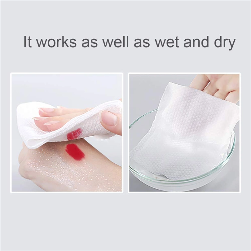 Disposable Square Soft Face Wash Towel Pearl Cotton Disposable Towel