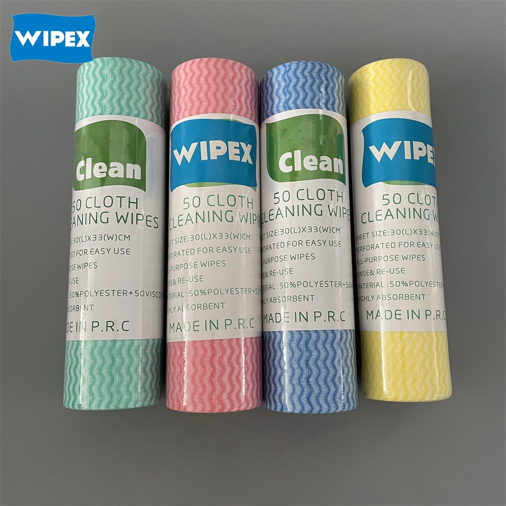 Disposable Dry Household Kitchen Cleaning Dish Washing Multi-Color Food Safety Wipes