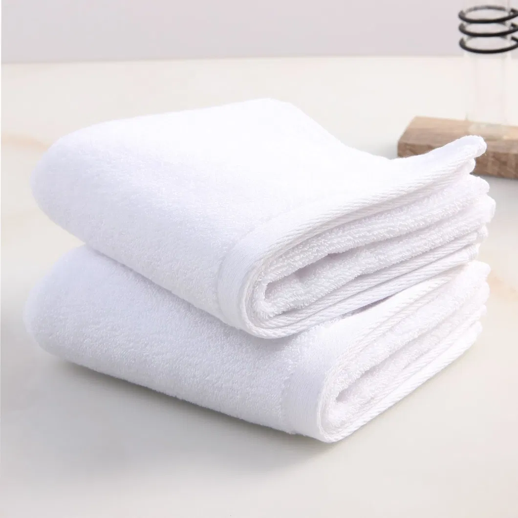 Face Towels Facial Wash Cloths Plain Design Can Embroider Logo 100% Cotton Hand Bath Cleaning Towels