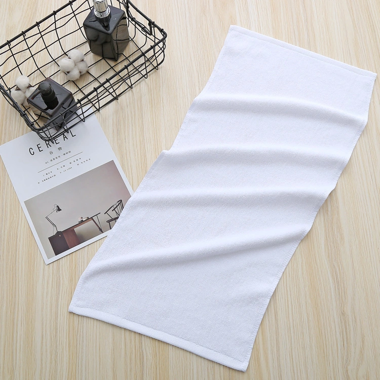 Luxury Hotel Embroidered Hand Towel 100% Cotton, Hotel Collection Hand Towels 100% Cotton White, Hotel Supplies Custom Logo Cotton