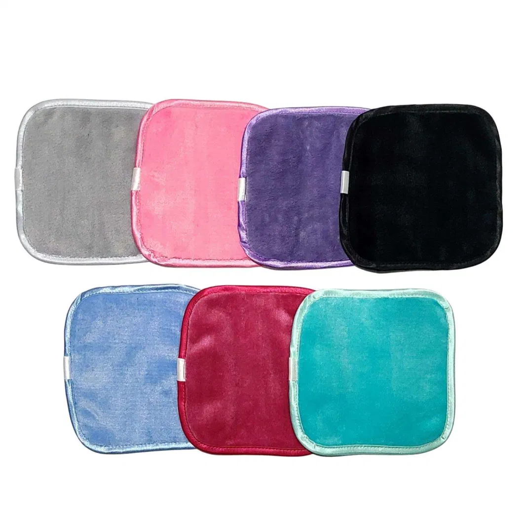 Reusable Makeup Remover, Microfiber Towel with Satin-Silk Edges, Makeup Remover Cloth Towel with Just Water