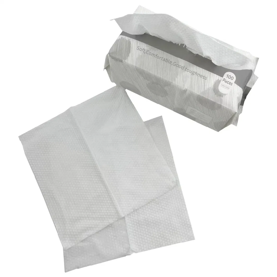 Disposable Cotton Non-Woven Face Towel, Disposable Dry Wipes Soft Facial Cleaning Wipes