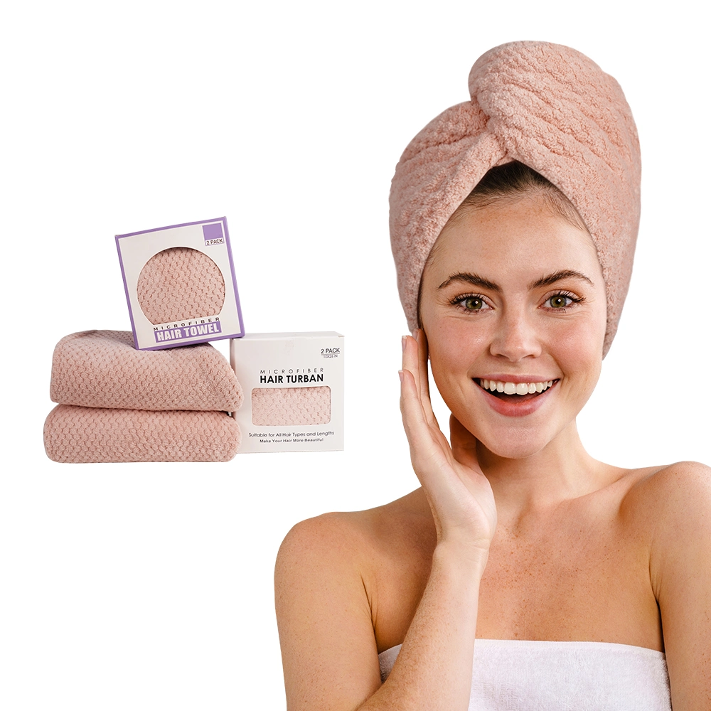 Best Seller Personalized Turban Hair Drying Turban Water Absorbent Microfiber Hair Towel