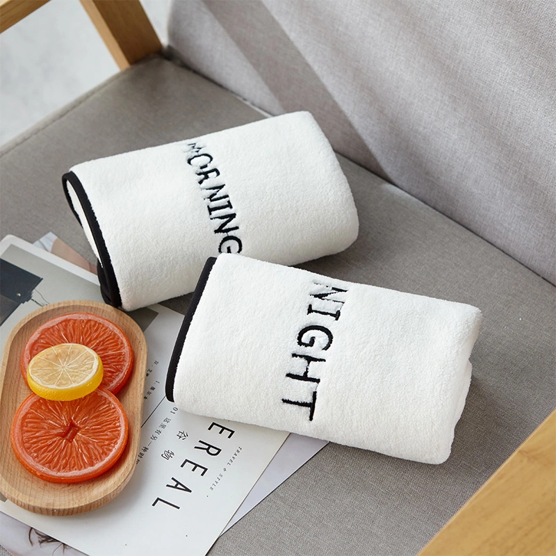 Embroidered Personalized Face Towel, Soft and Absorbent Face Towel for Daily Cleansing