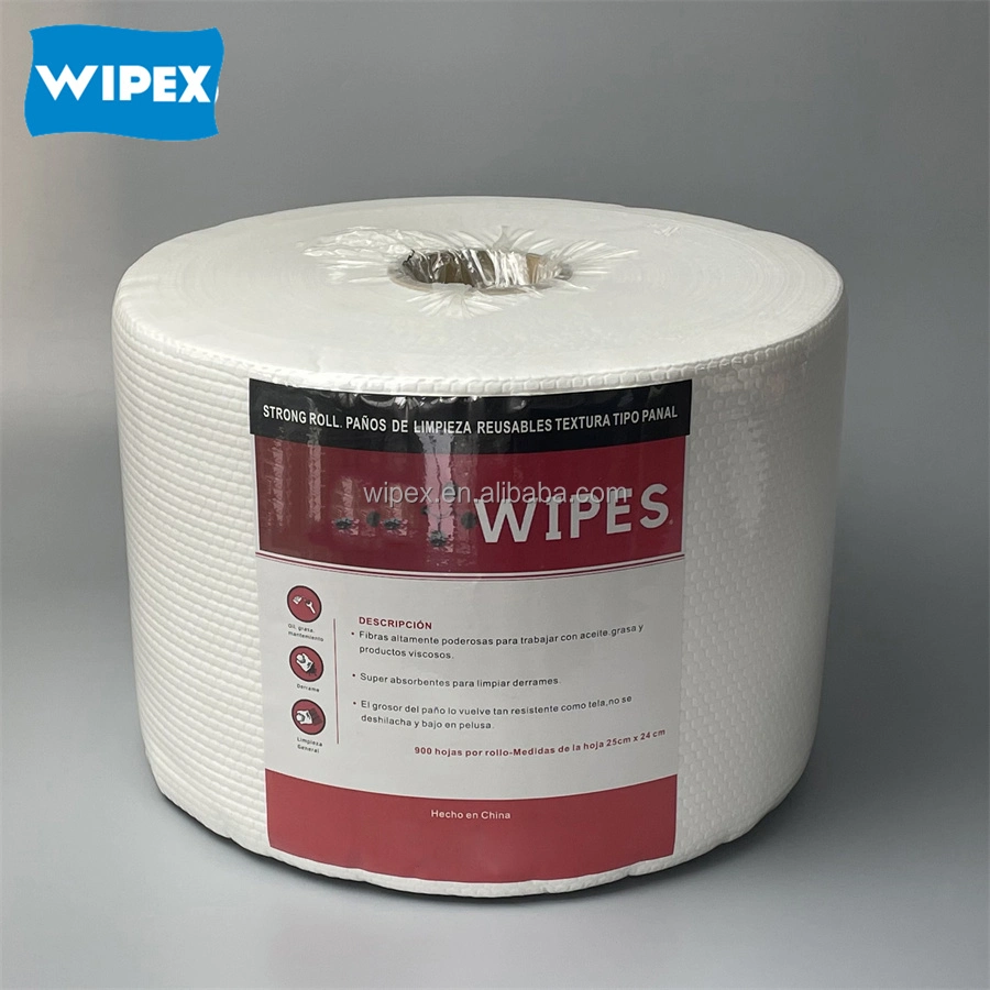 Multi-Purpose Disposable Dry Heavy Duty PP Industrial Nonwoven Cleaning Wipes