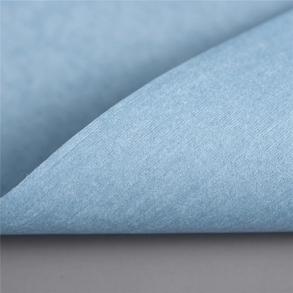 Blue Industrial Clean Room Wipe Paper Roll