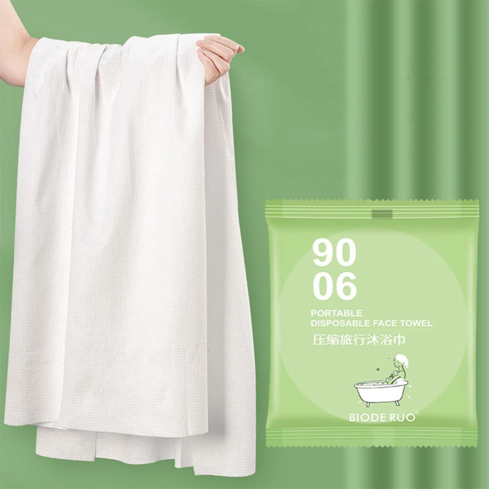 70X140cm Large Travel Disposable Bath Towel Thick Compressed Non-Woven Disposable Towel Soft Portable Shower Washable Face Towel