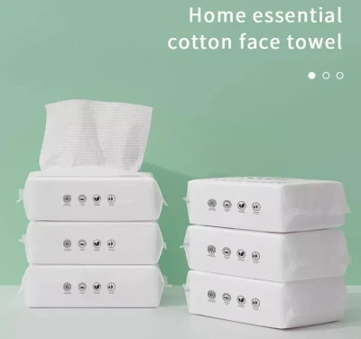 Panno per pulizia in cotone biodegradabile e senza pelucchi, mano monouso Asciugamano per i saloni di bellezza SPA Barber Hotel Home