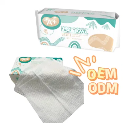 20*20cm Towel di cotone biologico in tessuto di cotone in tessuto non tessuto di tessuto di spunlace personalizzato Salviette per il viso del bambino per pelli sensibili pulizia del viso