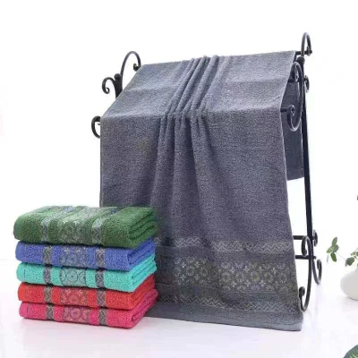Towel multiuso 100% cotone all′ingrosso personalizzato 70X140cm Asciugamano da spiaggia Towel da bagno personalizzato Towel da palestra in cotone Quick-Dry Absorb Asciugamano