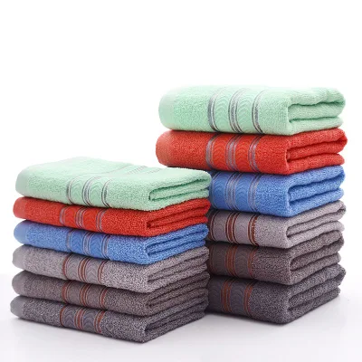 Prezzo conveniente in Stock Towel di cotone biologico Towel viso di cotone Asciugamano da spiaggia per bambini adulti