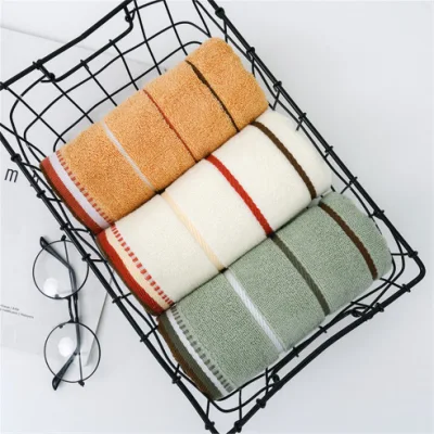Asciugamani in lino Towel di lusso in spugna compressa asciugamano in bambù