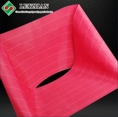 Utilizzato per la maschera melt Blown Cloth Production Line Red Polyester Cinghia a rete
