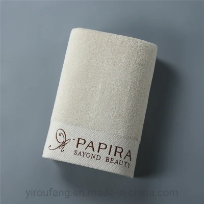  Set di asciugamani da hotel Hot Selling 100% cotone biologico Asciugamani per hotel di alta qualità, con logo privato, asciugamani grandi Bianco