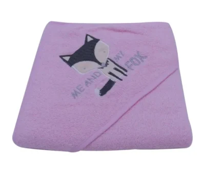 Asciugamano con cappuccio per bambini in Terry 100% cotone