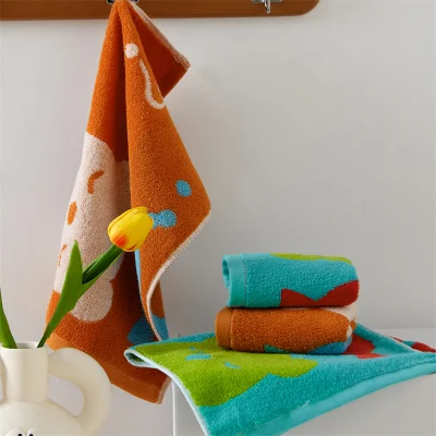 Confezione da 2 asciugamani in cotone per bambini, perfetti per una pulizia delicata