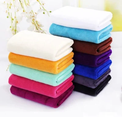 Set di asciugamani e asciugamani in microfibra all′ingrosso di lusso Per la casa e l′hotel di grandi dimensioni colorate