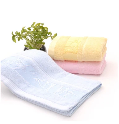 Asciugamano morbido e liscio in fibra di bambù