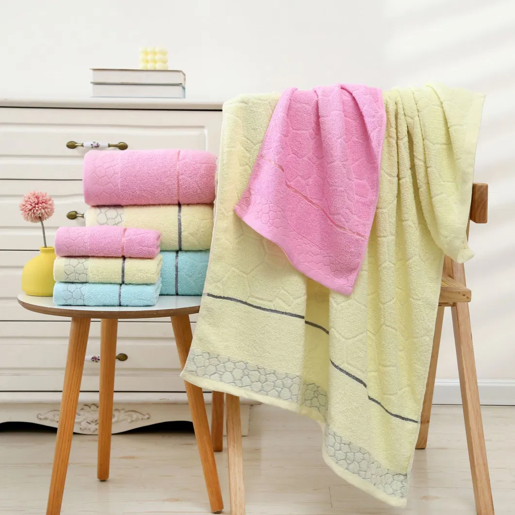 Wholesale Hotel SPA Bath Towel Hand/Face/Washcloth White Hotel Custom Cotton Bath Towel