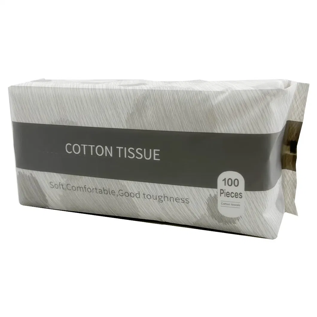 Disposable Cotton Non-Woven Face Towel, Disposable Dry Wipes Soft Facial Cleaning Wipes