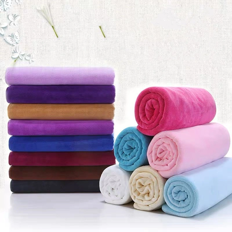 Microfiber Cleaning Towel Car Wash Coral Fleece Drying Towel with Your Own Logo