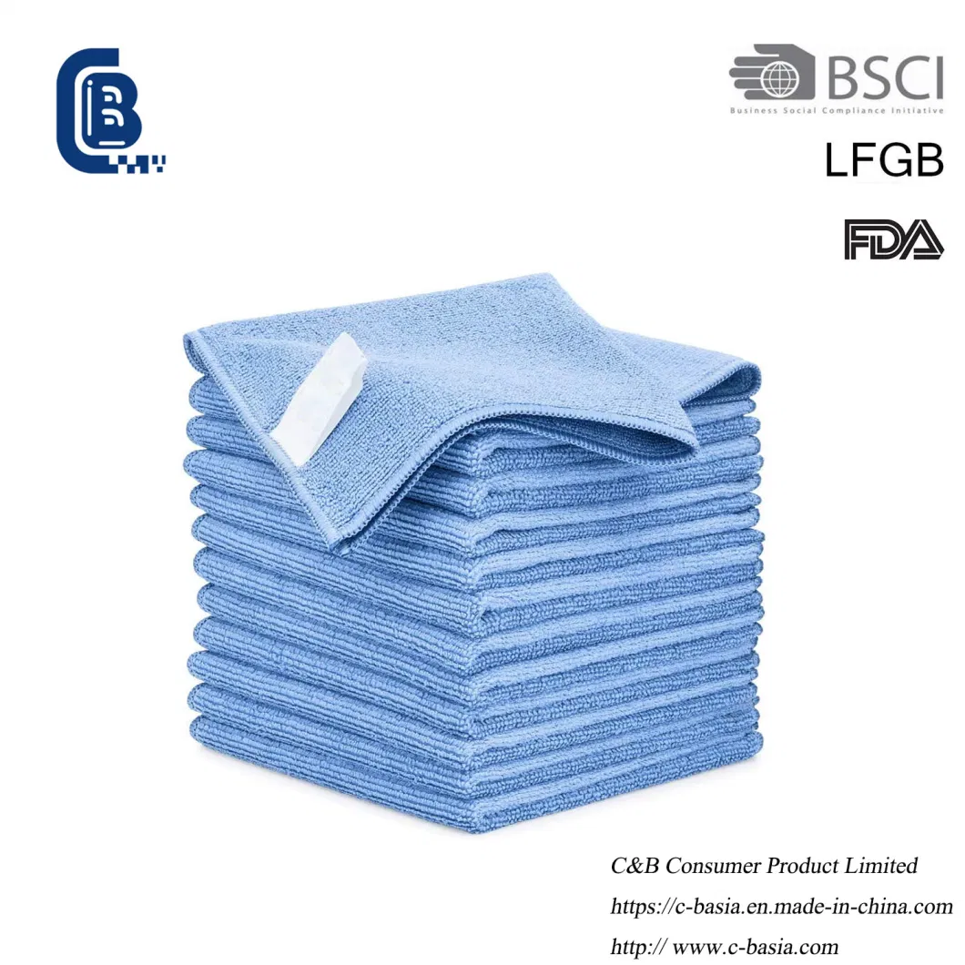 Highly Absorbent Lint Streak Free Household Car Washing Kitchen Microfiber Cleaning Towel Cloth
