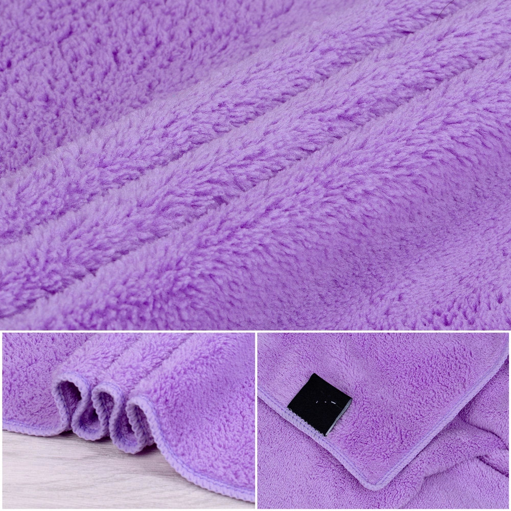 Luxury Large Face Hand Towel Pink Grey White Micro Fibre Bath Towels