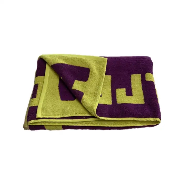 Personalised Custom 100% Cotton Jacquard Beach Towel with Logo