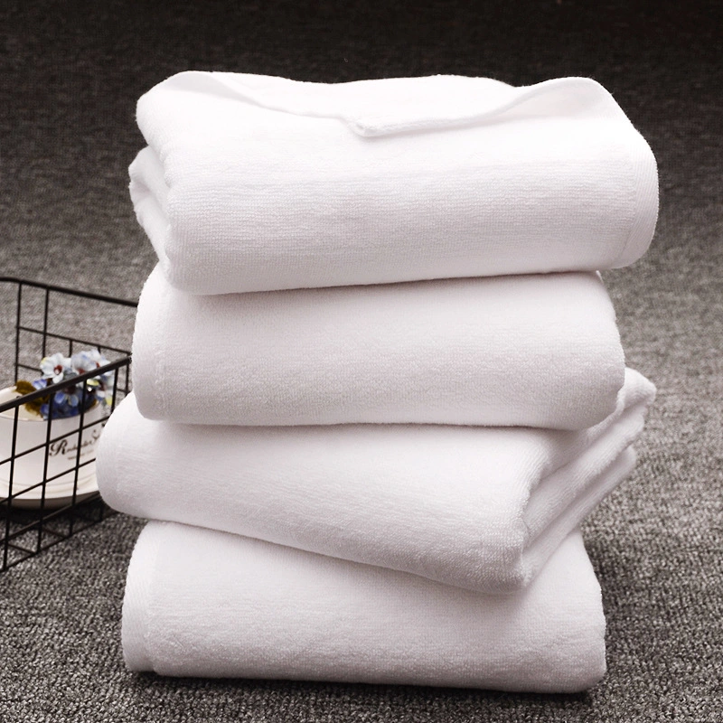 Pure Cotton White Luxury Hotel Face Towel