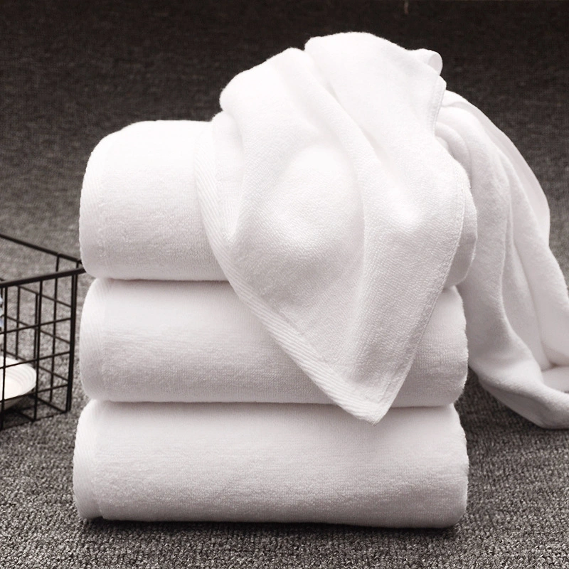 Pure Cotton White Luxury Hotel Face Towel