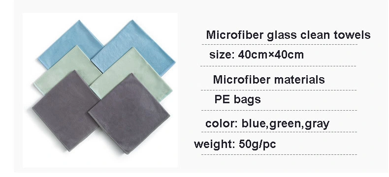 Microfiber Glass Cleaning Cloth Kitchen Furniture Cleaning Towel Microfiber Washing Towels